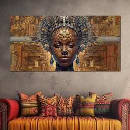 African Portrait Jama - Sakeem Gibbs - NicheCanvas