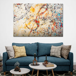 Colorful Music Notes - NicheCanvas