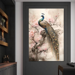 Longtailed Peacock - NicheCanvas