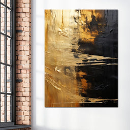Tranquil Gold Glow - NicheCanvas