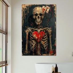 Romantic Skeleton 4 - NicheCanvas