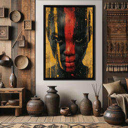 Golden Noir Revelation - NicheCanvas