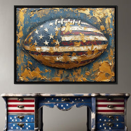 Patriotic Pigskin Overture - NicheCanvas