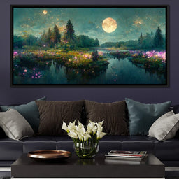 Glittering Lake - NicheCanvas