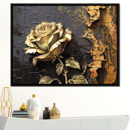 Golden Rose - NicheCanvas