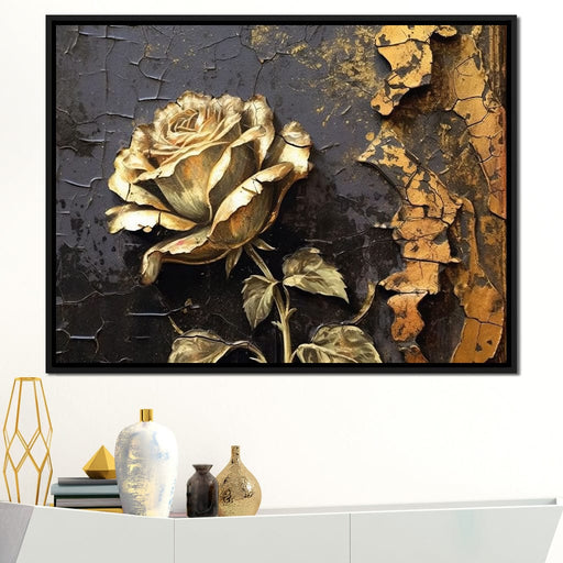 Golden Rose Canvas Print
