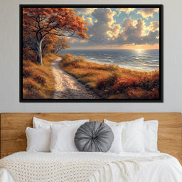Autumn Seaside Reverie - NicheCanvas