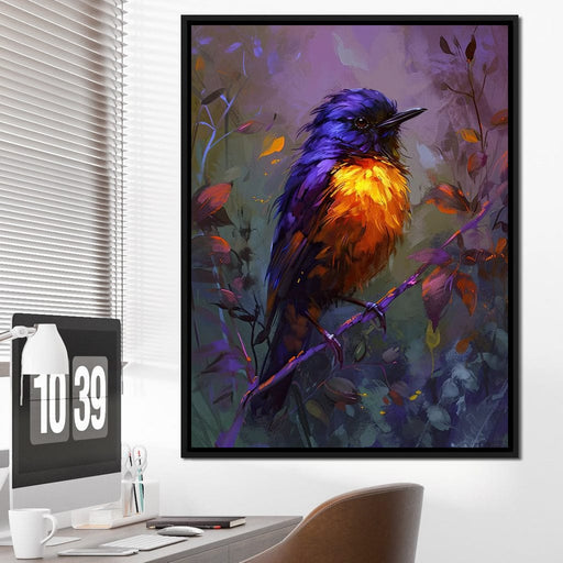 Majestic Twilight Bird Perched Canvas Print