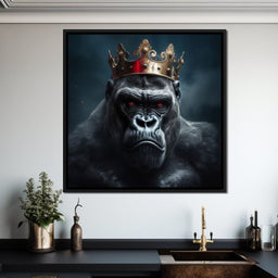 Gorilla Crown - Zenzdesign - NicheCanvas