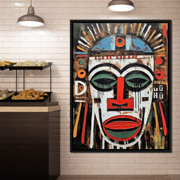 Tribal Mask 17 - Sakeem Gibbs - NicheCanvas