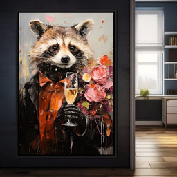 Raccoon's Toast - NicheCanvas