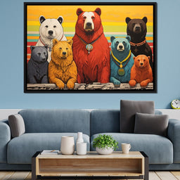 Kaleidoscope of Ursine Majesties - NicheCanvas