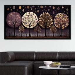 Violet Forest Seasons - NicheCanvas
