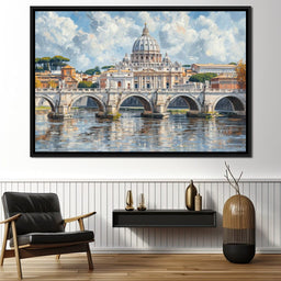 Eternal Reflections of Rome - NicheCanvas