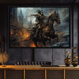 Skeleton Knight - Raven Blackwood - NicheCanvas