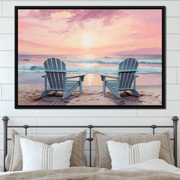 Vacation Beach Chairs - NicheCanvas