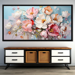 Blossoms of Serenity Breeze - NicheCanvas