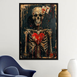 Romantic Skeleton 4 - NicheCanvas