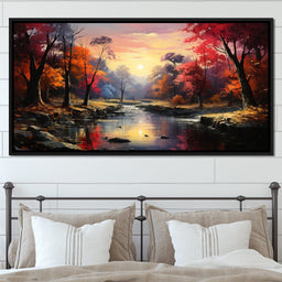 River in the Woods - NicheCanvas