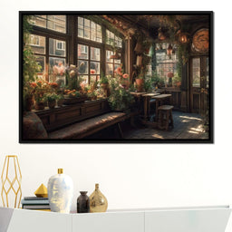 Floral Window - NicheCanvas