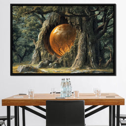 The Glowing Core of Gaia - TooplesArt - NicheCanvas