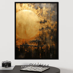 Golden Sun Atmosphere - NicheCanvas