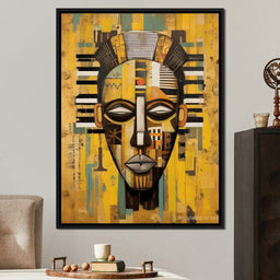 Tribal Mask 05 - Sakeem Gibbs - NicheCanvas