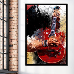 Slasher Electric Guitar - Abraham Szomor - NicheCanvas