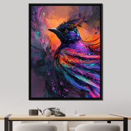 Vibrant Feathered Dreams - NicheCanvas