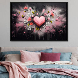 Embracing Petal Heartbeat - NicheCanvas