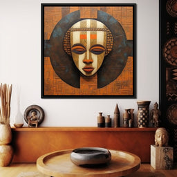 Tribal Mask 12 - Sakeem Gibbs - NicheCanvas