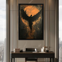 Eclipse of the Fallen Seraph - NicheCanvas