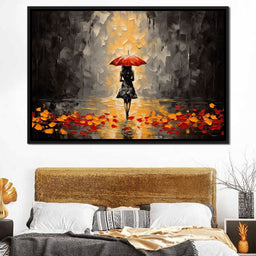 Autumn Rain Melancholy - NicheCanvas