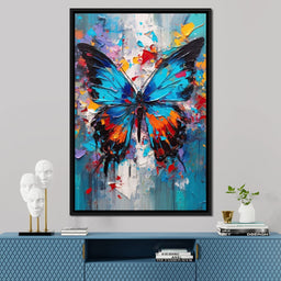 Colorburst Butterflies | NicheCanvas