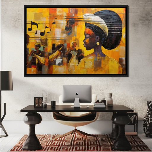 African Sounds 04 - Sakeem Gibbs Canvas Print