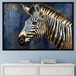 Gilded Zebra - NicheCanvas