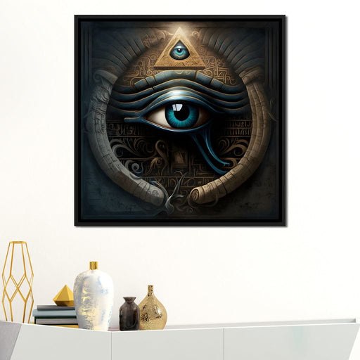 Eye Of Horus - TooplesArt Canvas Print