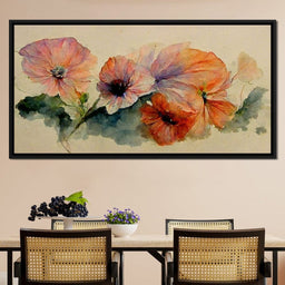 Watercolor Flowers - NicheCanvas