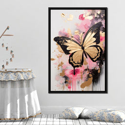 Dreamflight in Pink Hues - NicheCanvas