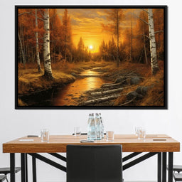 Silver Birch Forest - NicheCanvas