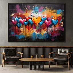 Dripping Spectrum of Love - NicheCanvas