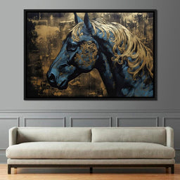 Gilded Royal Horse - NicheCanvas