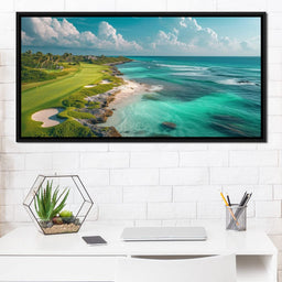 Coastal Greens and Ocean Breeze - NicheCanvas