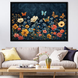 Midnight Blossom Ballet - NicheCanvas