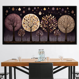 Violet Forest Four Seasons - NicheCanvas