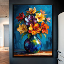 Vibrant Petal Symphony - NicheCanvas