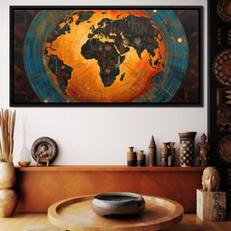 African Globe - Sakeem Gibbs - NicheCanvas