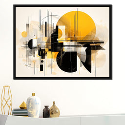 Urban Shadows in Abstract Forms - NicheCanvas