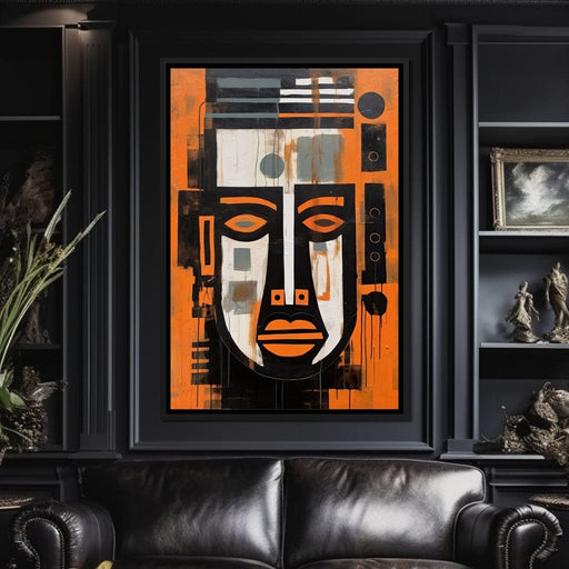 Tribal Mask - Sakeem Gibbs Canvas Print