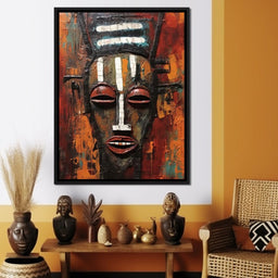 Tribal Mask 02 - Sakeem Gibbs - NicheCanvas